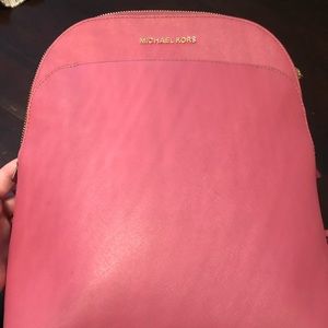 Pink Michael Kors backpack